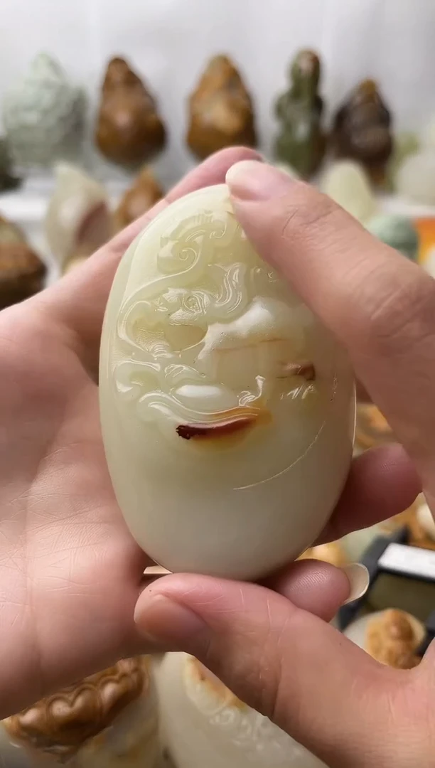 石材古青石棉纹正常不退换兔微瑕