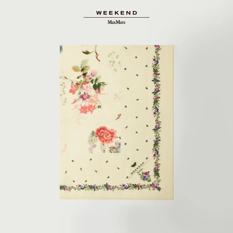 【新意礼物】Weekend MaxMara 25春夏莫代尔真丝混纺披肩5541065506