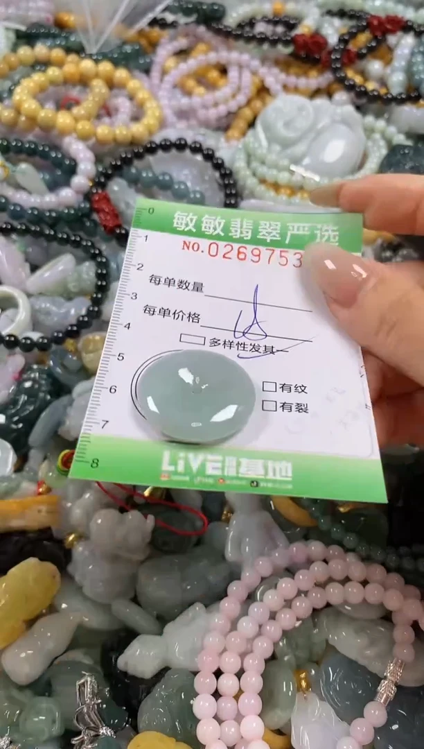 翡翠未镶嵌颈饰闪购0269753多样性发其一