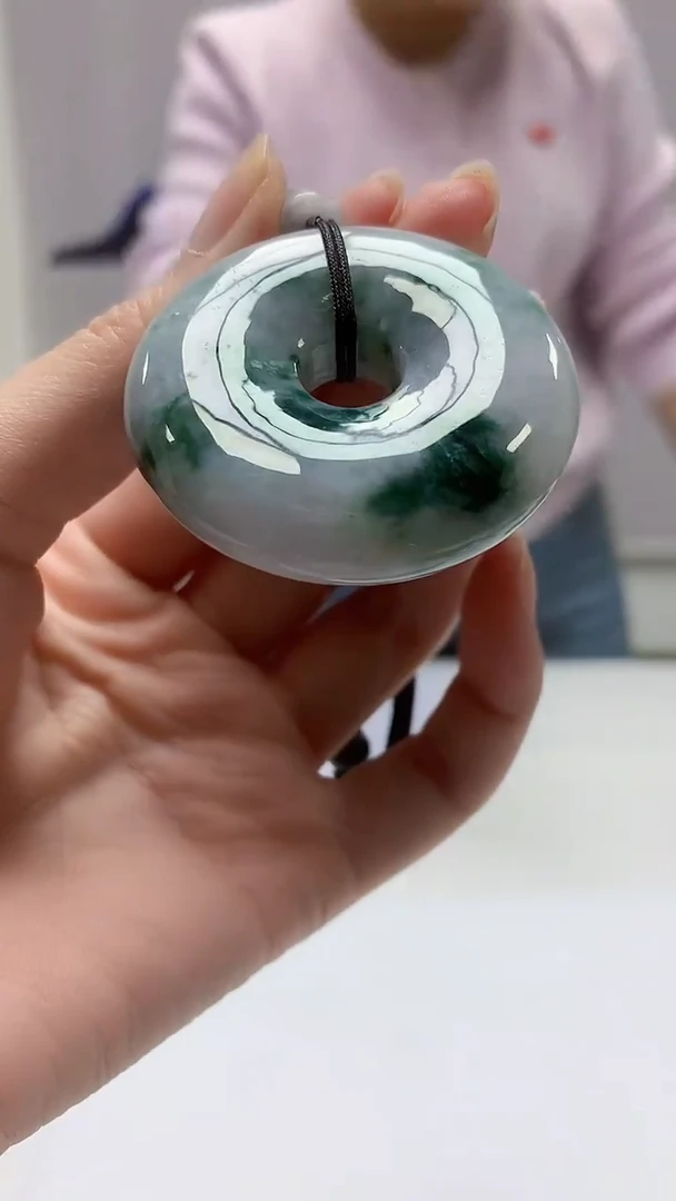 【闪购商品】定制翡翠未镶嵌4902zm-毛货挂件99扣子