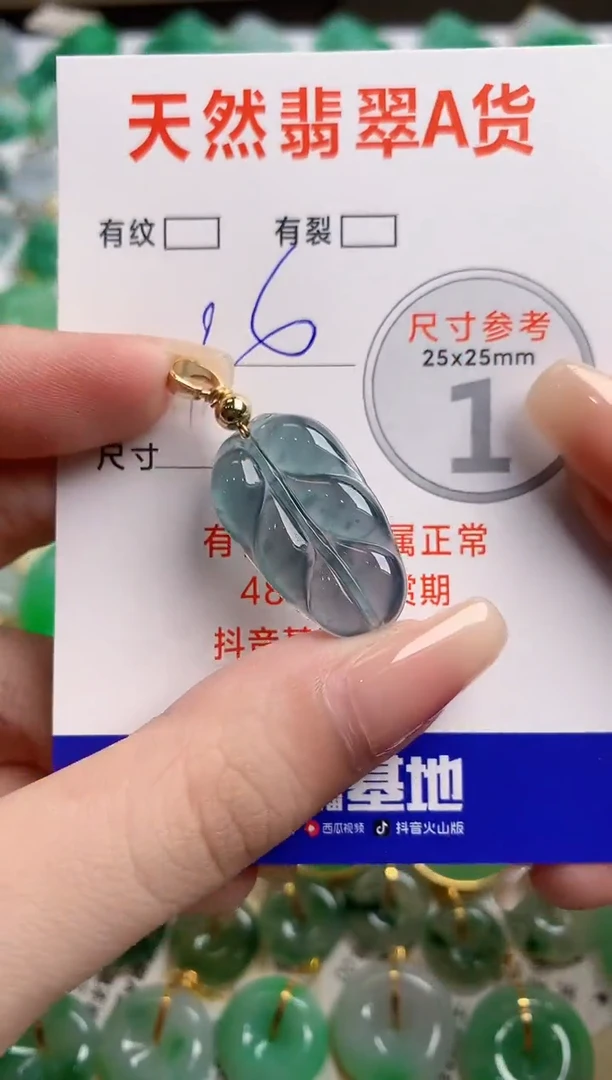 翡翠未镶嵌颈饰24000836