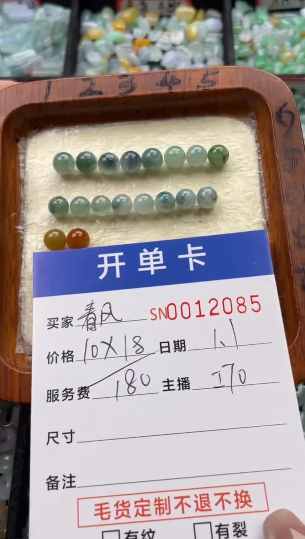 颈饰未镶嵌翡翠春*12085