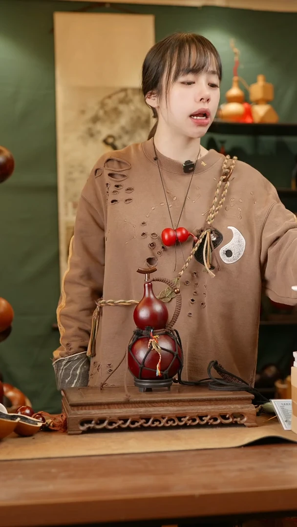 36号精品天然大漆酒葫芦一物一拍~