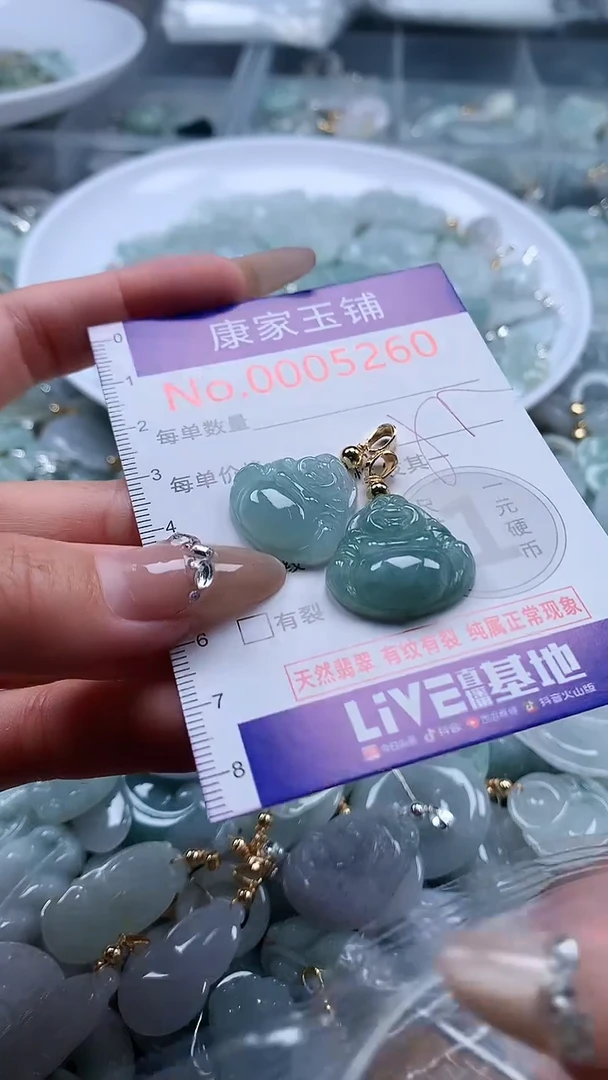 翡翠未镶嵌吊坠(不含链)5260