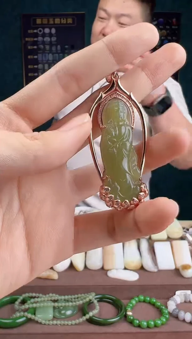 【闪购商品】和田玉颈饰未镶嵌ZZ 拍一发一 多样性发货