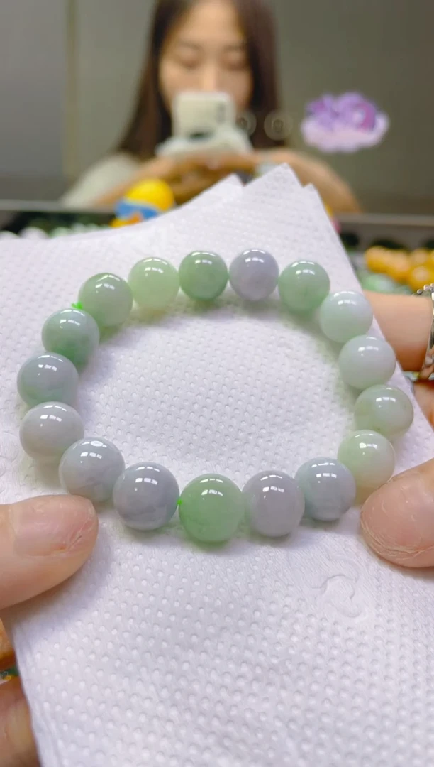 翡翠未镶嵌颈饰10MM/C/翡翠A货，一件也A是批发价