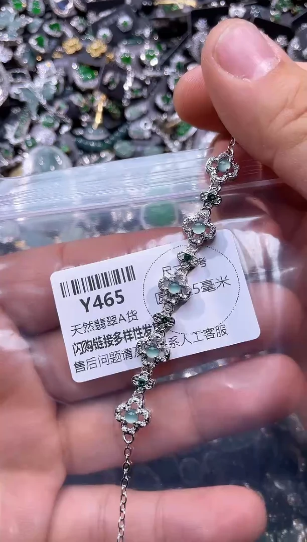 【闪购商品】翡翠颈饰未镶嵌Y465手链