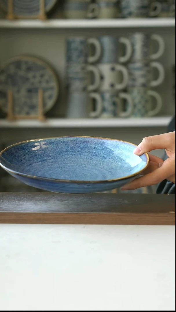 陶DXC拉斯星际蓝深盘20.5cm@4-2@