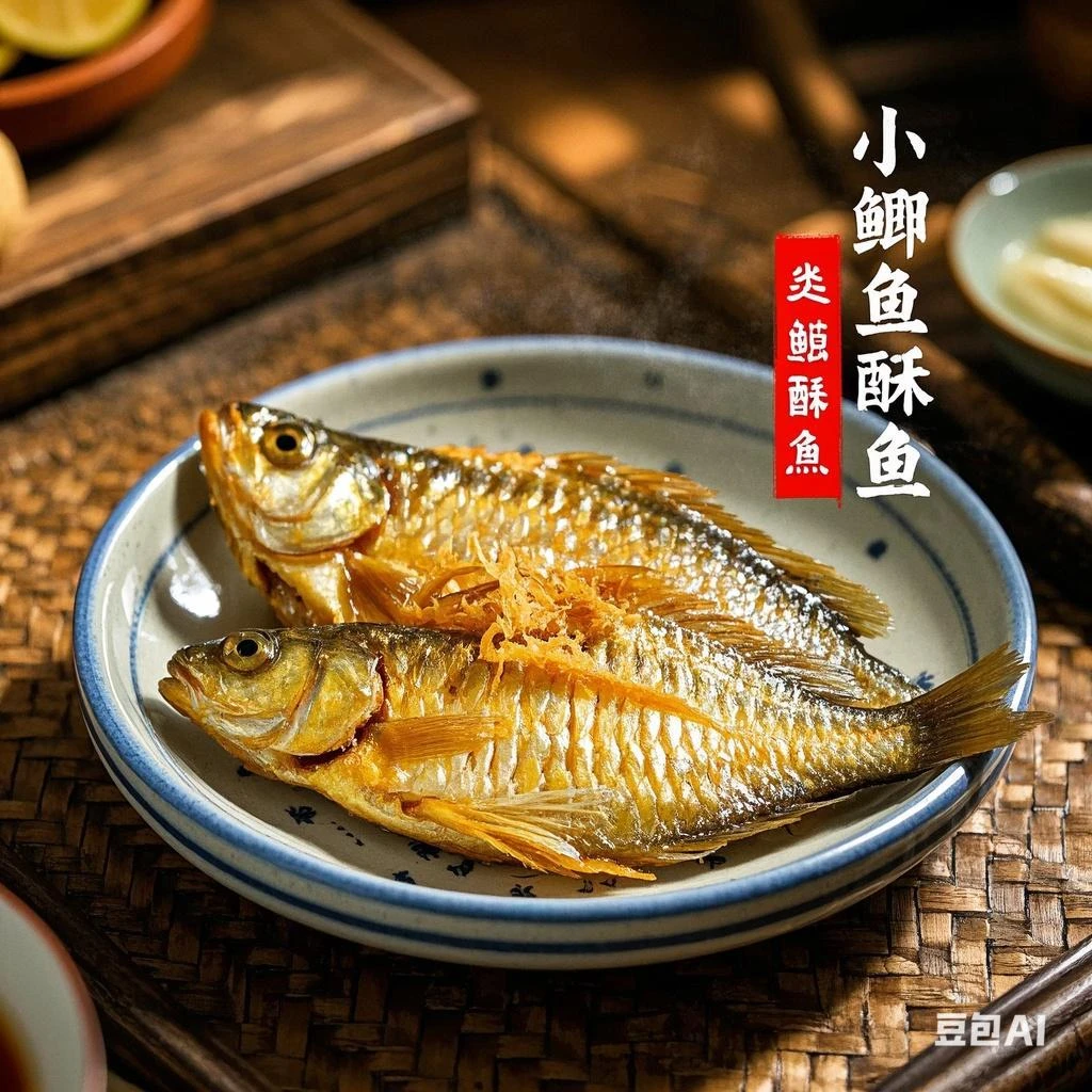 【精品鲫鱼】食客良品酥鱼下酒菜邯郸特产大厨美味即食鱼大厨酥鱼