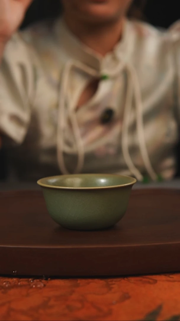 杯子鸡缸柴烧全品一级 汝州原产地原矿仿古老釉