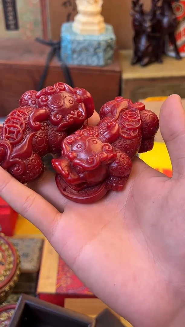 周总精选专属链接啊啊啊 貔貅一对lxx 不带盒