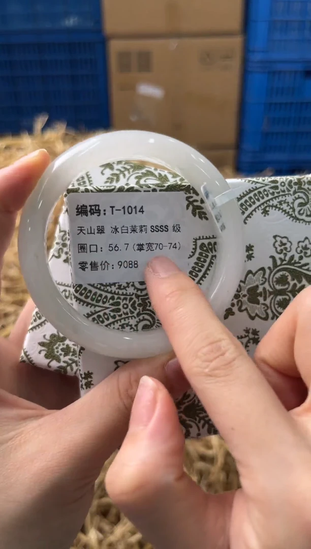 未镶嵌手镯石英质玉T-1014