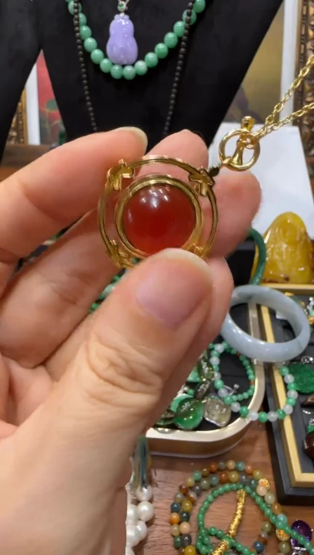 无非金属红色项链11