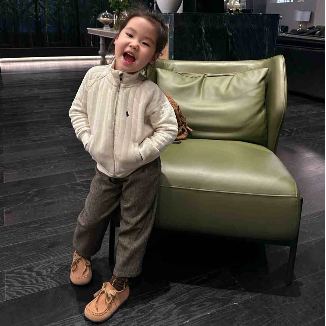 壹妈韩范童装儿童套装秋冬新款洋气男女宝时尚保暖夹棉外套休闲裤