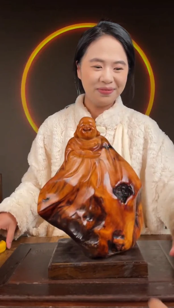 柏木（崖柏）手工摆件,先抢先得! 编号:53