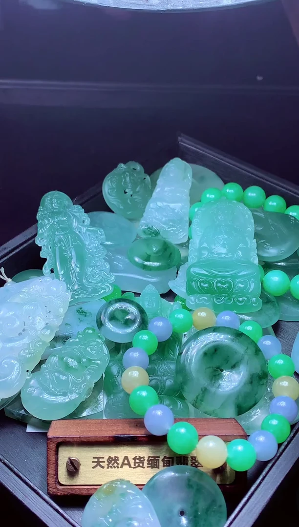 未镶嵌定制翡翠林*#毛货翡翠定制