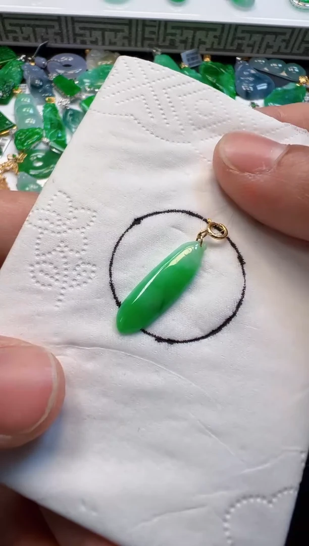 【闪购商品】定制翡翠18K金镶嵌388元