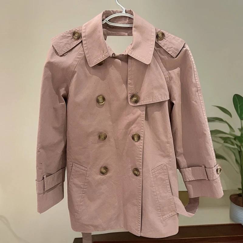 95新 COACH/蔻驰 粉色风衣 1188 3980