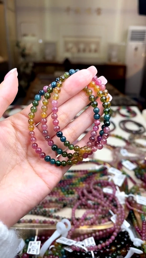 【闪购商品】碧玺/未镶嵌5mm+碧玺多圈多样性发货