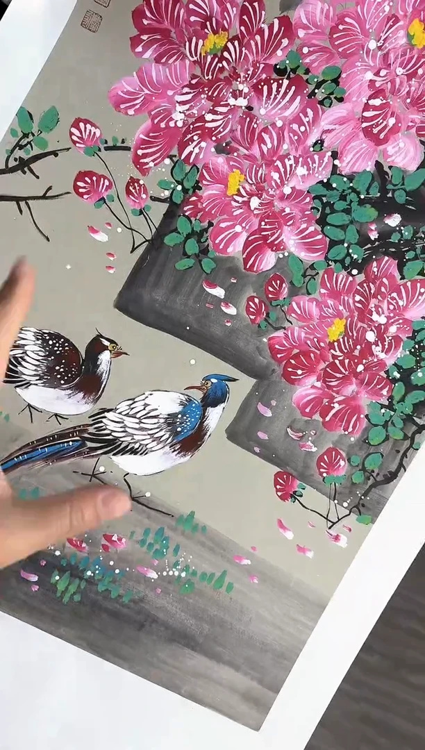 国画14赵隆轩艺术馆李庆友老师作品