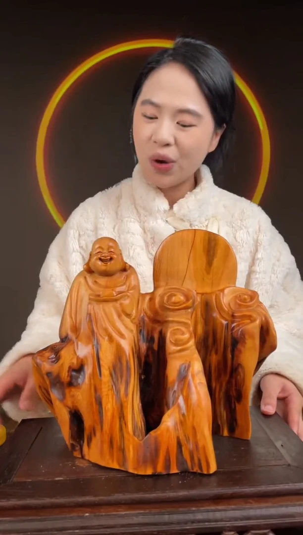 柏木（崖柏）手工摆件,先抢先得! 编号:135