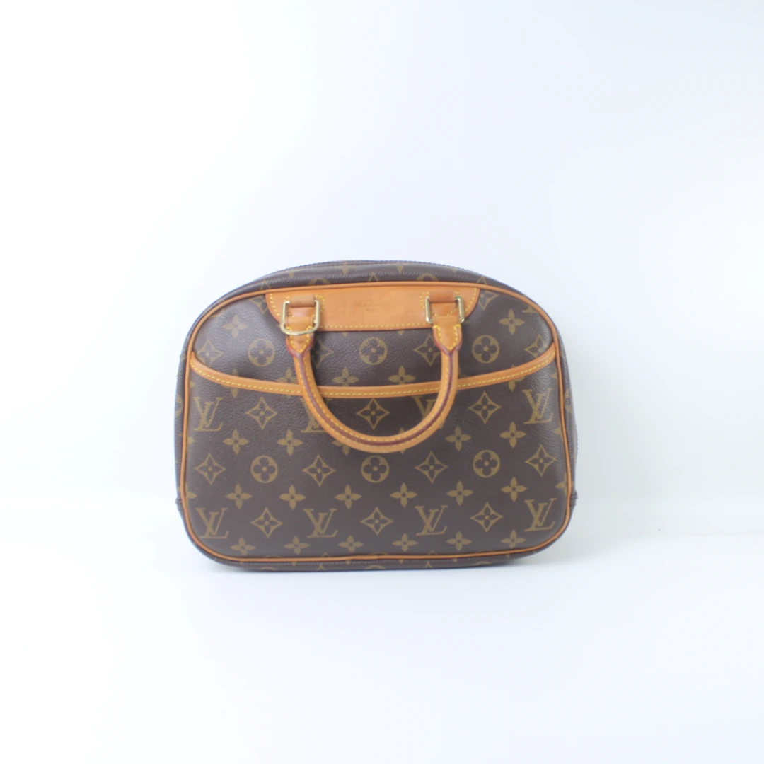 95新 LouisVuitton/路易威登 BA0094经典老花小号珍妮手提包