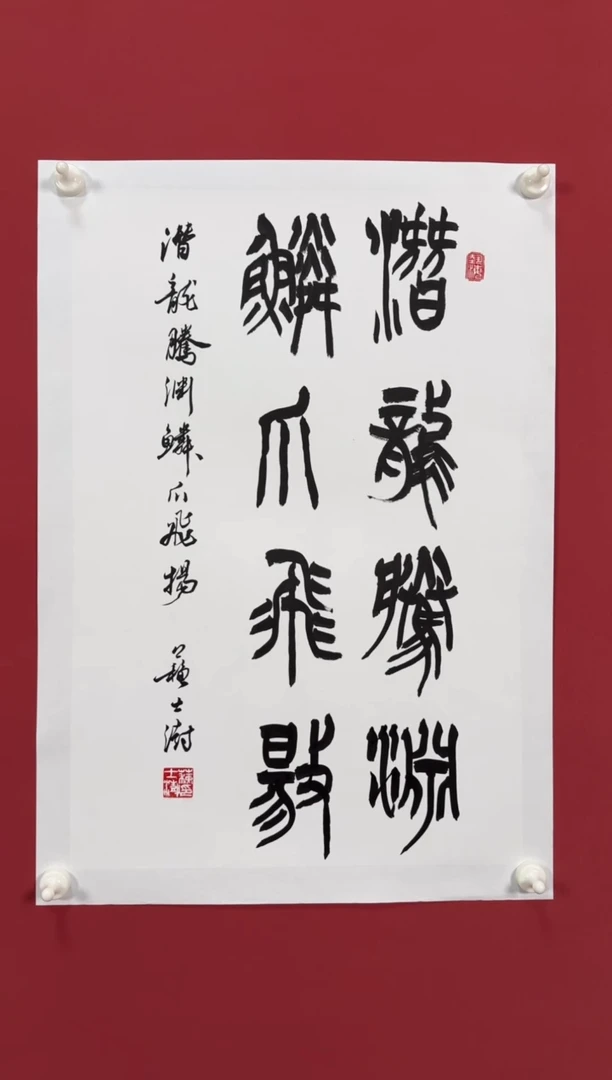 书法潜龙腾渊书法111