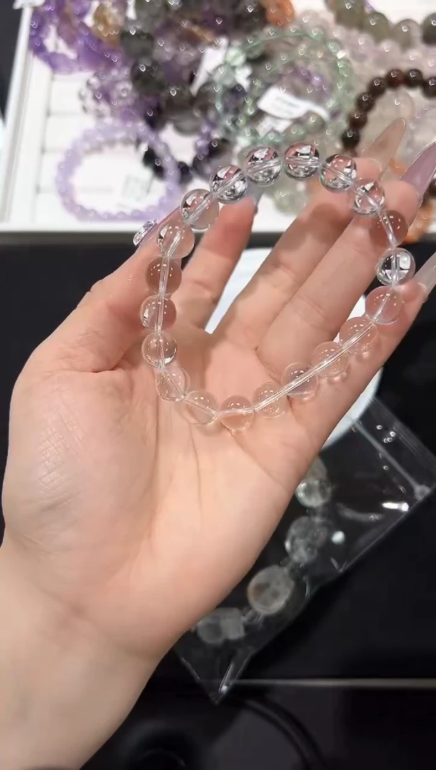 水晶手串未镶嵌32a多样性发其一【1条】默认微瑕