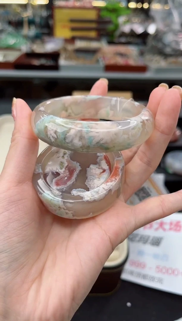 【闪购商品】石英质玉手镯未镶嵌58圈口（赠品镯心）S9062