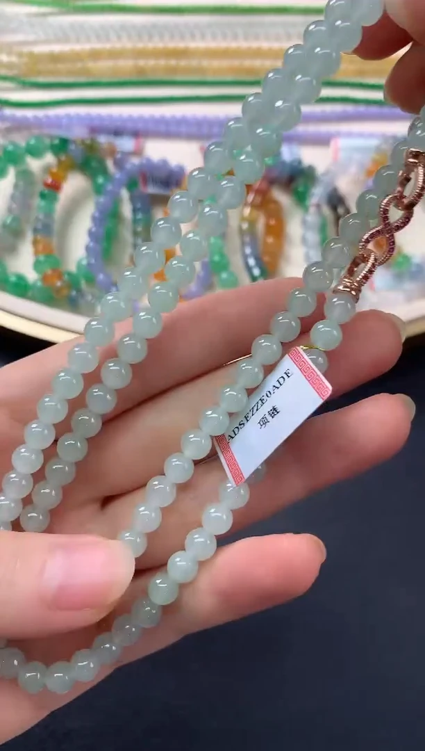翡翠未镶嵌项链D441|980