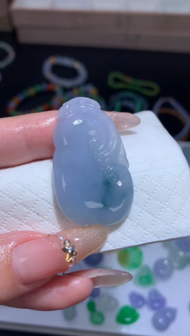 未镶嵌定制翡翠如意