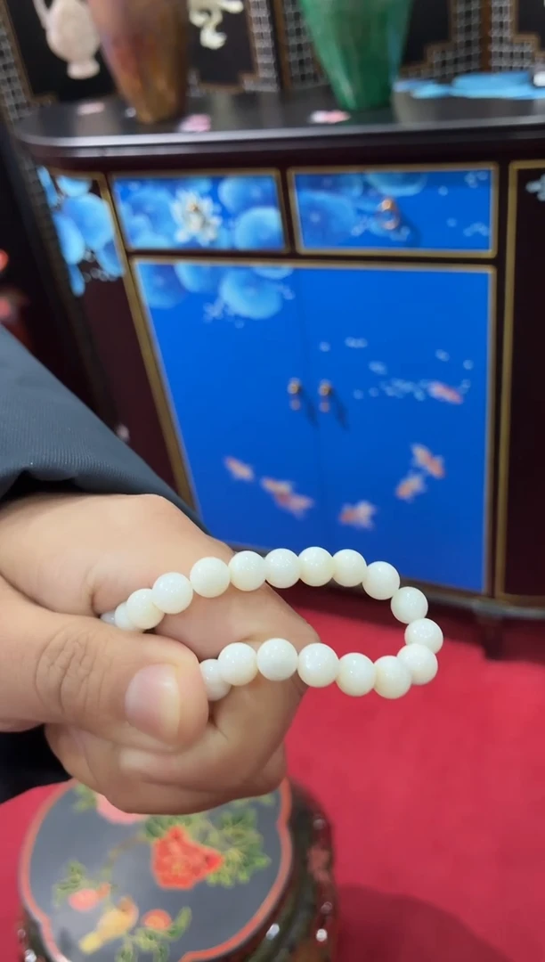 娃***文手串贝壳珠串圆珠
