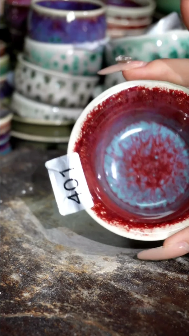 摆件精品窑变钧瓷茶器