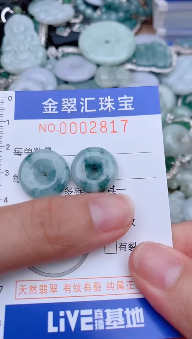 翡翠未镶嵌颈饰2817....