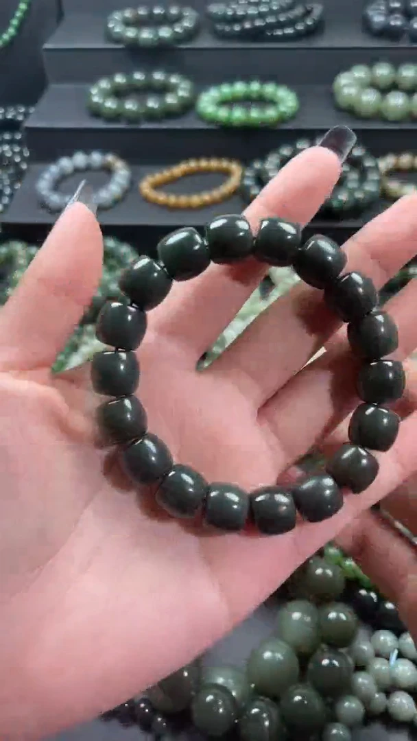 手串未镶嵌和田玉直切手串