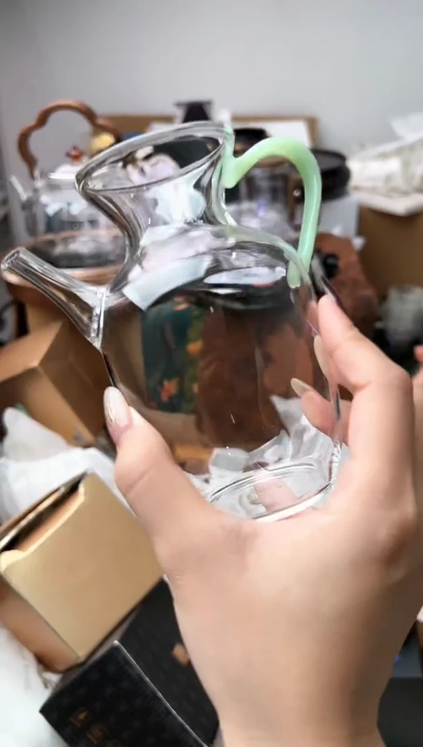 仿宋执壶浅玉色