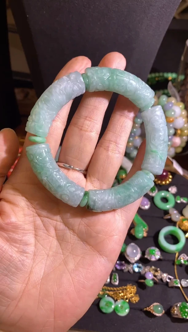 未镶嵌手链翡翠翡翠手串