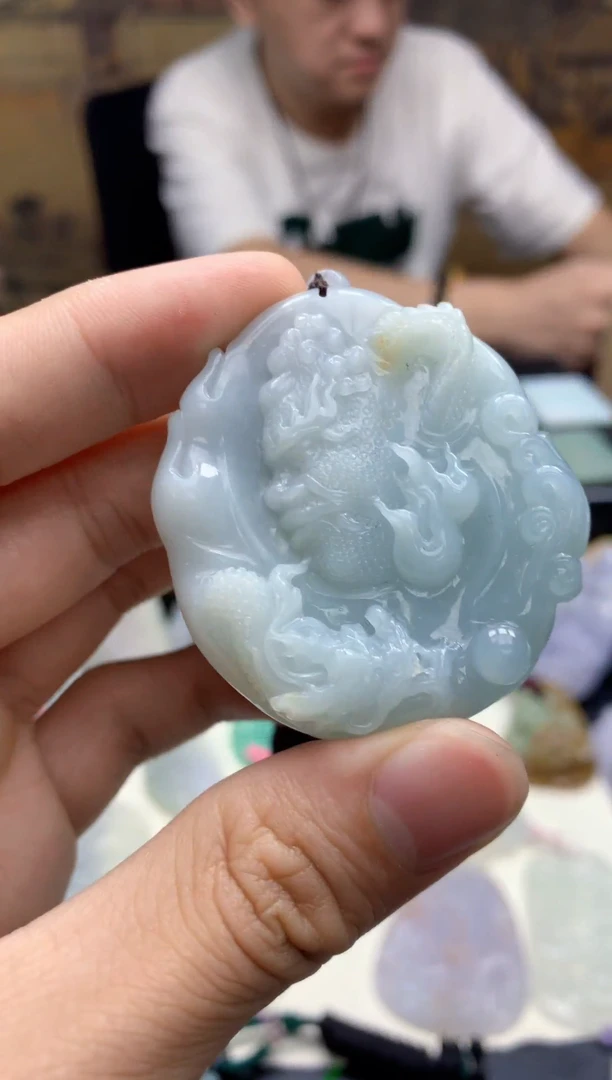 颈饰未镶嵌翡翠天然A货翡翠