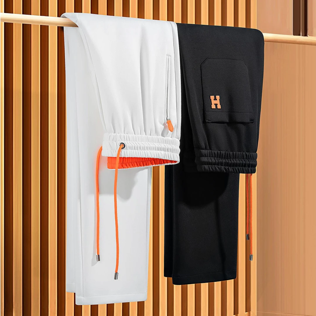 2025秋冬新款男士潮流轻奢时尚简约休闲百搭款直筒运动卫裤休闲裤