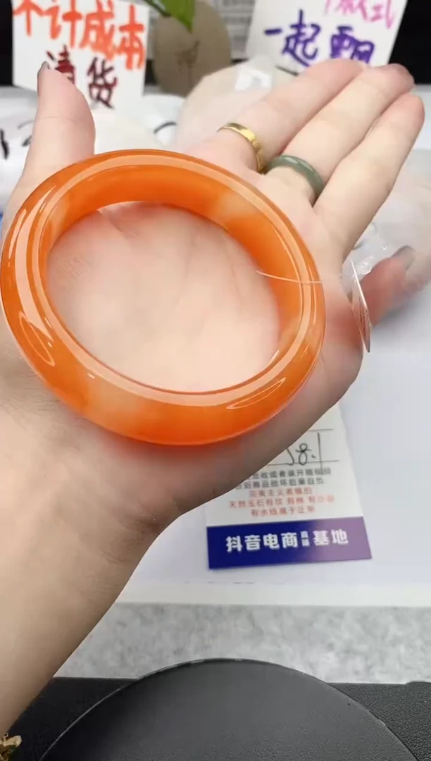 未镶嵌手镯石英质玉j47-HHB58+