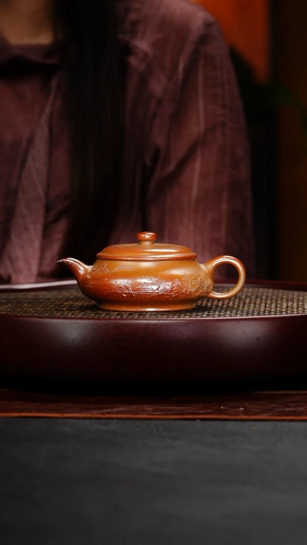 茶壶紫砂成进窑 明炉126 柴烧 170毫升