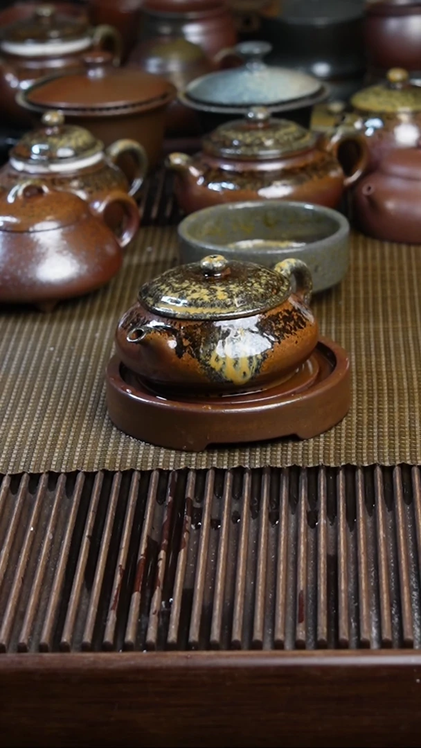 茶壶紫砂柴烧明炉
