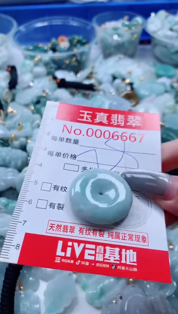 吊坠(不含链)未镶嵌翡翠6667