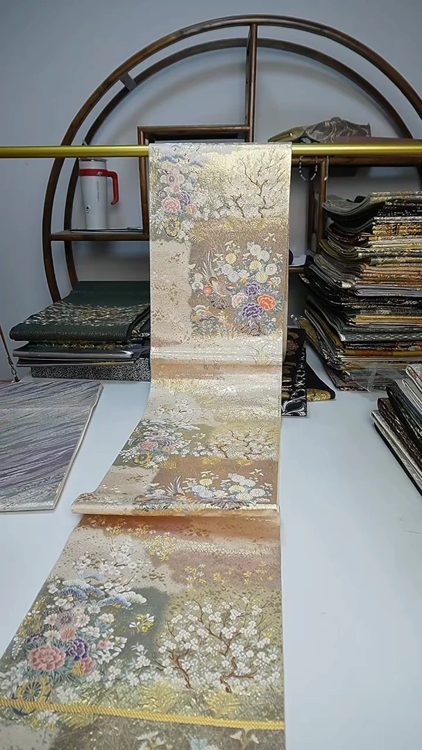 织绣33西阵织六通花鸟