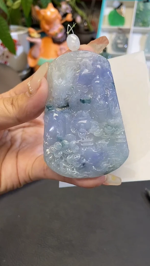 颈饰未镶嵌翡翠缅甸天然翡翠