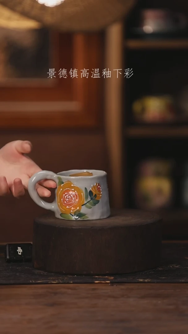陶瓷景德镇高温釉下手绘陶瓷172