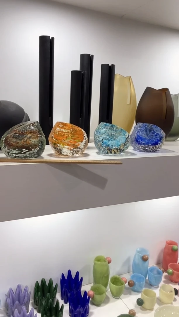 【闪购商品】琉璃慕忆家花瓶一套4