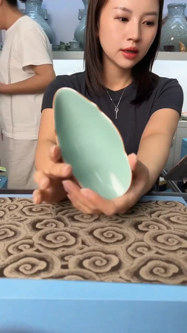 龙泉云间青瓷小米茶器