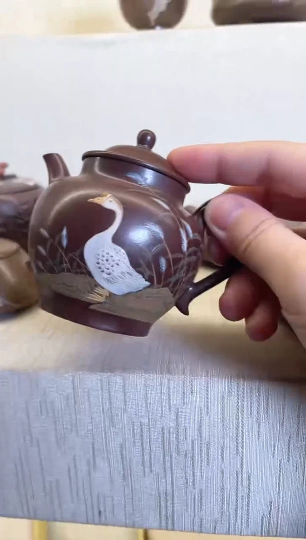 【闪购商品】紫砂茶壶紫泥大鹅壶