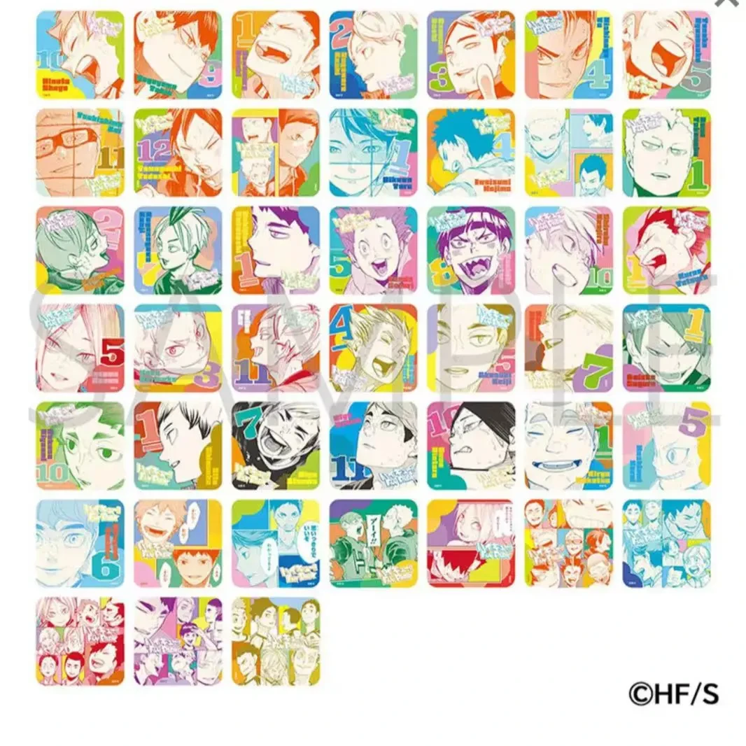 排球少年粉丝节吧唧 杯垫 二分之一转盘 盲盒默认代拆